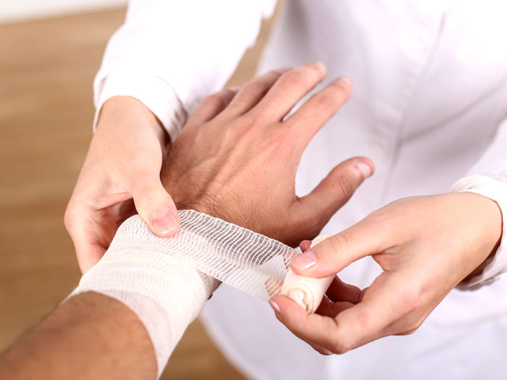 Skin grafting at Chandak hospital